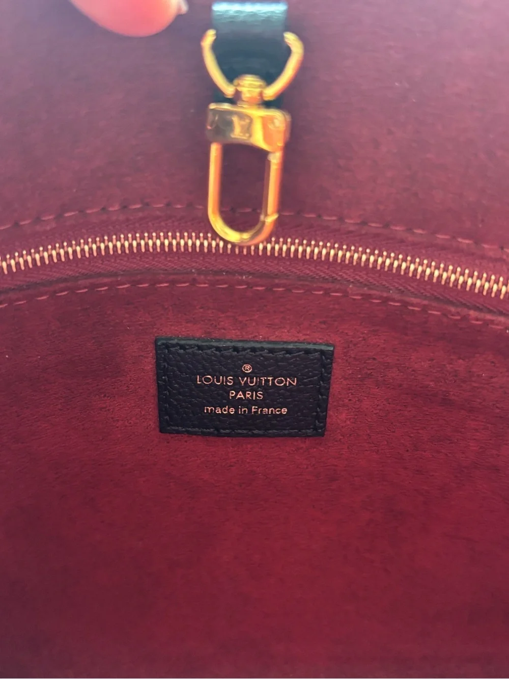 Louis Vuitton, OnTheGo, PM, Bicolour Monogram Empreinte Black Leather.